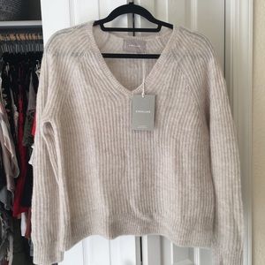 Everlane Alpaca V Neck Sweater